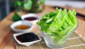 苦瓜、苦苣、芹菜 苦味家族帮你调理三高